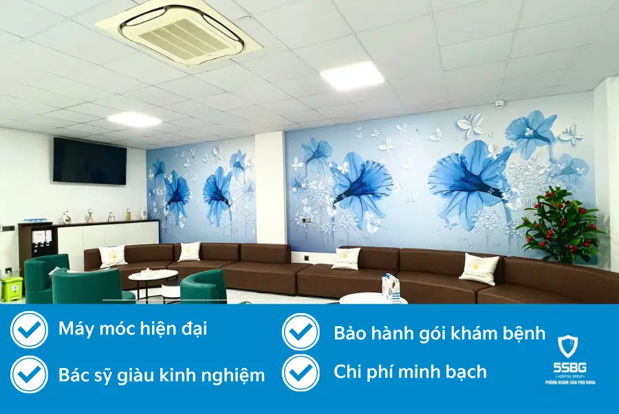 5SBG địa chỉ khám phụ khoa uy tín, sạch sẽ tại Bắc Giang