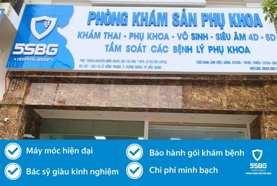 địa chỉ khám sản phụ khoa chuyên nghiệp tại bắc giang